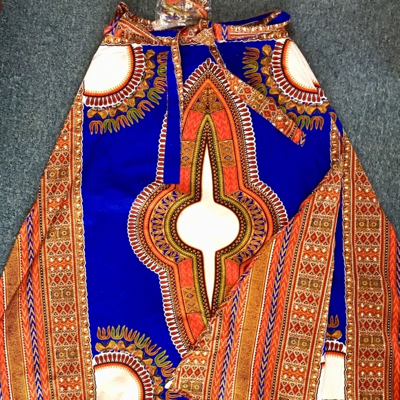 dashiki wrap skirt